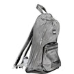 Black Polyester BackpackBACKPACK 1 HANDLE, ADJUSTABLE STRAPS, 1 EXTERNAL POCKET, 1 INTERNAL POCKET, 1 INTERNAL COMPARTMENT WITH LAP-TOP HOLDER, PEN HOLDER SPACES, CONTRASTING DETAILS, WATER REPELLENT, ZIP CLOSURE, APPLICATION, LOGO, 95% RECYCLED POLYESTER