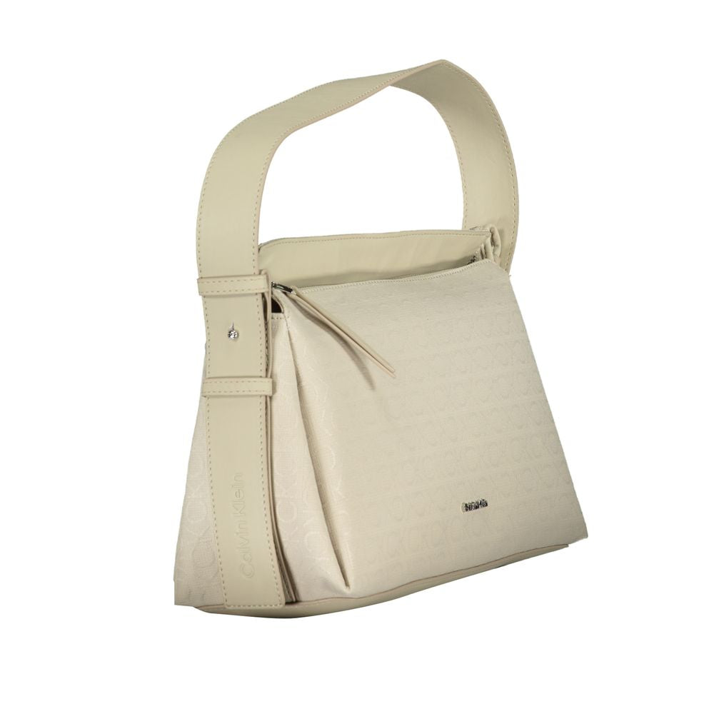 Beige Polyester HandbagBAG 1 ADJUSTABLE SHOULDER HANDLE, 1 INTERNAL DOCUMENT POCKET, CONTRASTING DETAILS, ZIP CLOSURE, LOGO, 50% RECYCLED POLYESTERBeige Polyester Handbag${tagsCalvin KleinAulae Beige Polyester Handbag Calvin KleinAulae Beige Polyester Han