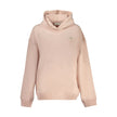 Pink Cotton Women SweaterElevate your loungewear with the chic sophistication of Calvin Klein. This pink, long-sleeved hooded sweatshirt is the epitome of casual elegance combined with comfort. Crafted from a cozy blend of cotton and elastane, it features