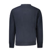 Blue Cotton Men SweaterIndulge in the epitome of high-end comfort with Hugo Boss’s latest creation. This long-sleeve sweatshirt exudes effortless style, featuring a brushed interior for ultimate softness, a classic crew neck design, and bold logo print th