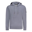 Blue Cotton Men SweaterElevate your wardrobe with the Calvin Klein essence of laid-back luxury. This long-sleeved, hooded sweatshirt is a masterclass in casual-cool. Crafted with 95% regenerative cotton for an environmentally conscious touch, it features