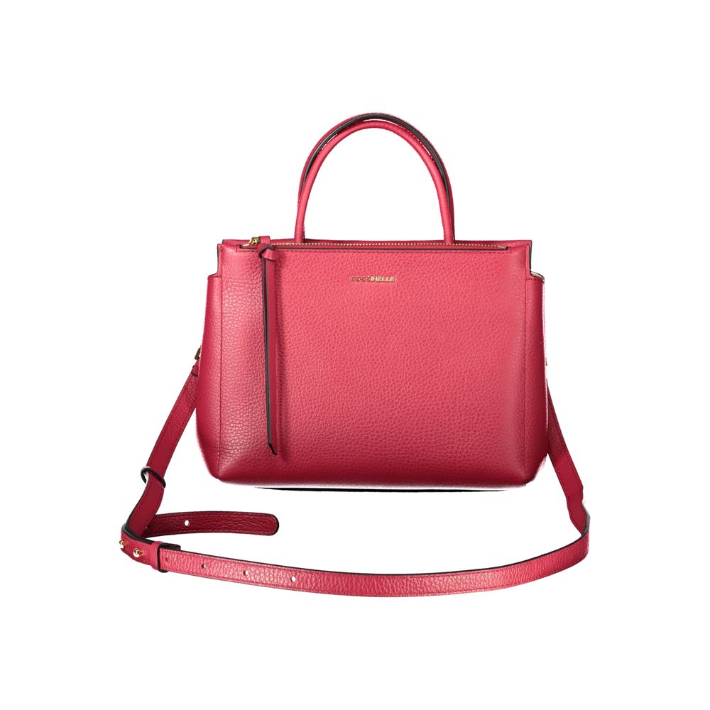 Rosso Leather Handbag with Adjustable Strap by COCCINELLE