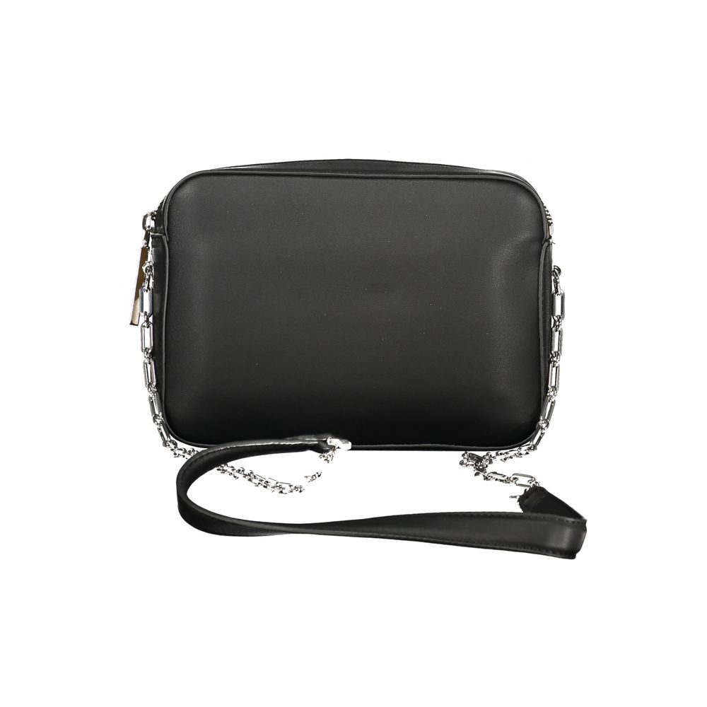 Black Polyester HandbagSHOULDER BAG, 1 EXTERNAL POCKET, 1 INTERNAL CARD-FORMED POCKET, CONTRASTING DETAILS, ZIP AND SWIVEL CLOSURE, LOGO, RECYCLED POLYESTERBlack Polyester Handbag${tagsCalvin KleinAulae Black Polyester Handbag Calvin KleinAulae Black Poly