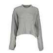 Gray Wool Sweaterlong sleeves sweater, round neck, side slits, embroidery, logoGray Wool Sweater${tagsCalvin KleinAulae Gray Wool Sweater Calvin KleinAulae Gray Wool Sweater long sleeves sweater, round neck, side slits, embroidery, logo 110296138070,11273