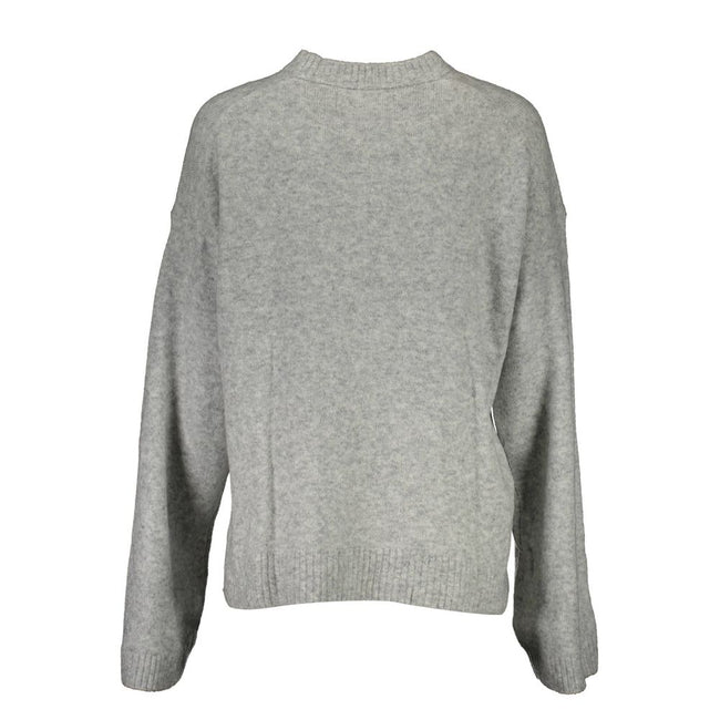 Gray Wool Sweaterlong sleeves sweater, round neck, side slits, embroidery, logoGray Wool Sweater${tagsCalvin KleinAulae Gray Wool Sweater Calvin KleinAulae Gray Wool Sweater long sleeves sweater, round neck, side slits, embroidery, logo 110296138070,11273