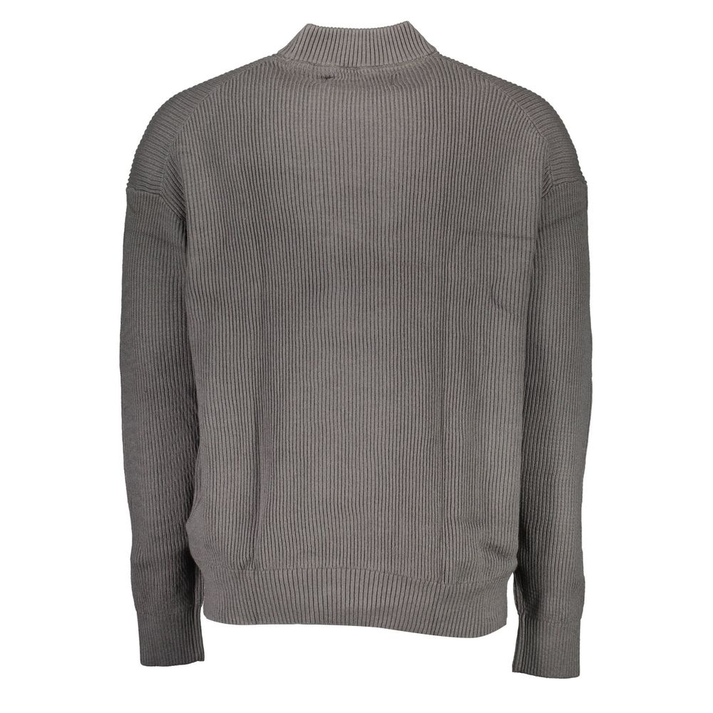 Gray Cotton Sweaterlong-sleeved shirt, turtleneck, embroidery, logoGray Cotton Sweater${tagsCalvin KleinAulae Gray Cotton Sweater Calvin KleinAulae Gray Cotton Sweater long-sleeved shirt, turtleneck, embroidery, logo 110296138070,11273,Calvin Klein,Clothi
