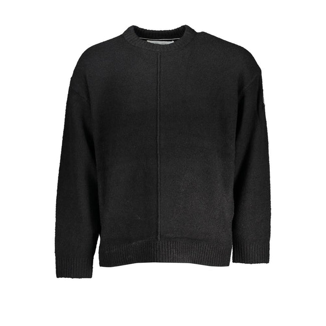 Black Cotton SweaterLONG SLEEVED SWEATER, CREW NECK, CONTRAST DETAILS, APPLICATION, LOGOBlack Cotton Sweater${tagsCalvin KleinAulae Black Cotton Sweater Calvin KleinAulae Black Cotton Sweater LONG SLEEVED SWEATER, CREW NECK, CONTRAST DETAILS, APPLICATION,
