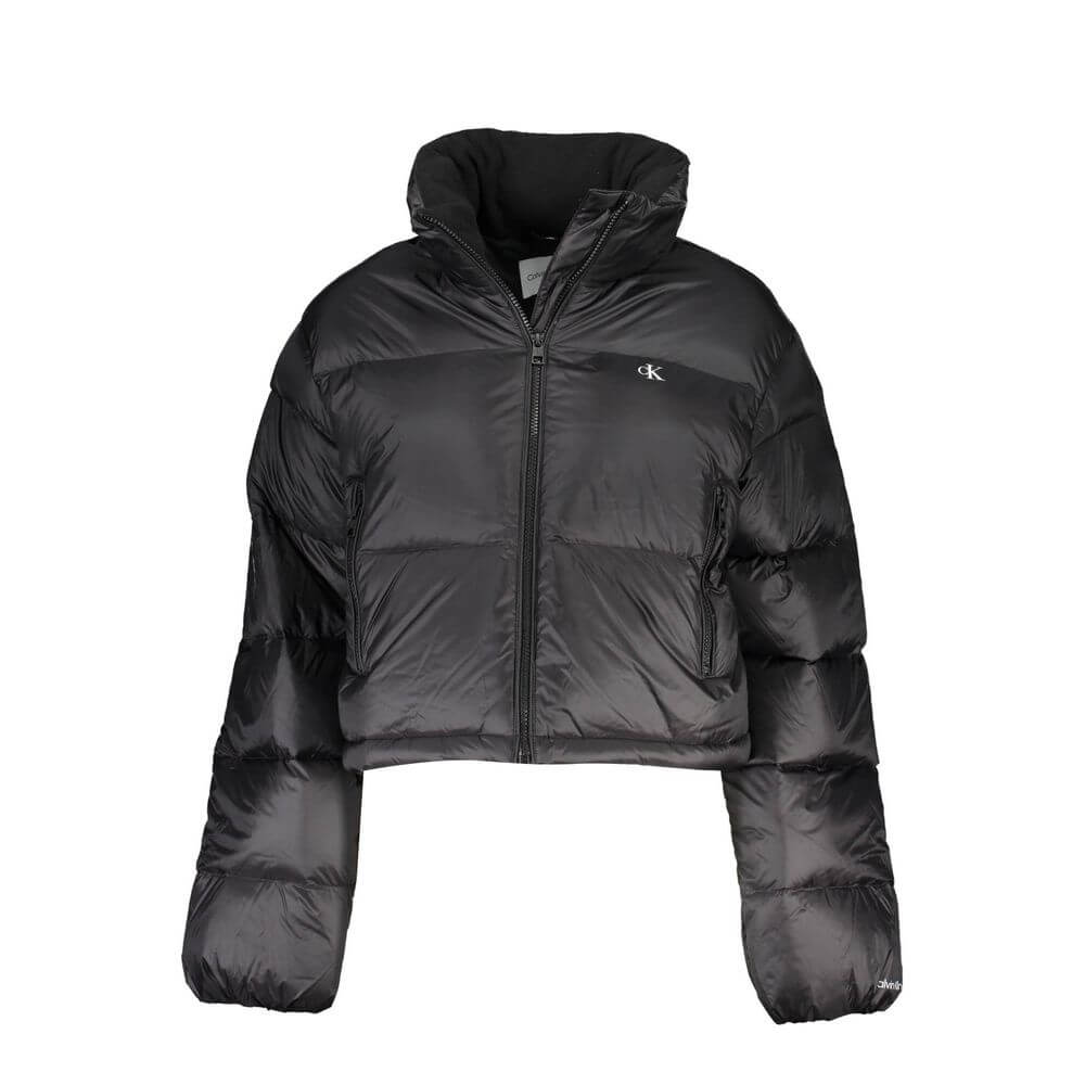 Black Polyamide Jackets & CoatSHORT JACKET, LONG SLEEVES, 2 EXTERNAL POCKETS, ZIP, PRINT, LOGO, 100% RECYCLEDBlack Polyamide Jackets & Coat${tagsCalvin KleinAulae Black Polyamide Jackets & Coat Calvin KleinAulae Black Polyamide Jackets & Coat SHORT JACKET
