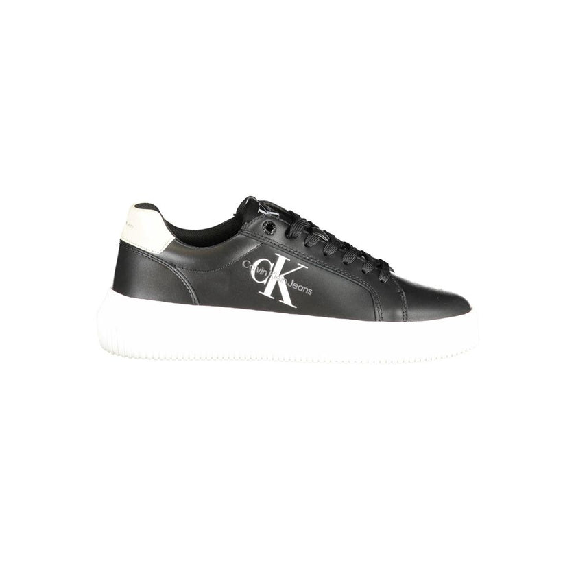 Black Polyester SneakerSPORTS FOOTWEAR WITH LACES, CONTRAST DETAILS, PRINT, LOGO, 50% RECYCLED THERMOPLASTIC RUBBERBlack Polyester Sneaker${tagsCalvin KleinAulae Black Polyester Sneaker Calvin KleinAulae Black Polyester Sneaker SPORTS FOOTWEAR WITH LACES,