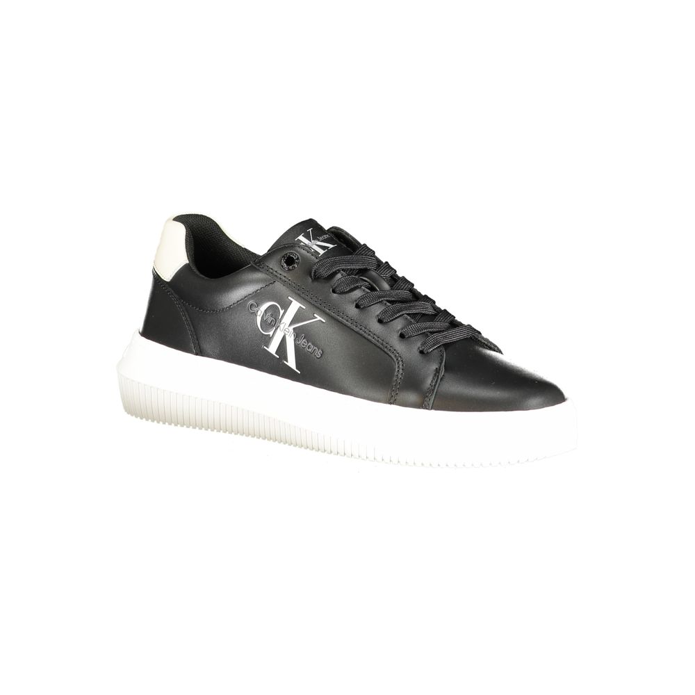 Black Polyester SneakerSPORTS FOOTWEAR WITH LACES, CONTRAST DETAILS, PRINT, LOGO, 50% RECYCLED THERMOPLASTIC RUBBERBlack Polyester Sneaker${tagsCalvin KleinAulae Black Polyester Sneaker Calvin KleinAulae Black Polyester Sneaker SPORTS FOOTWEAR WITH LACES,