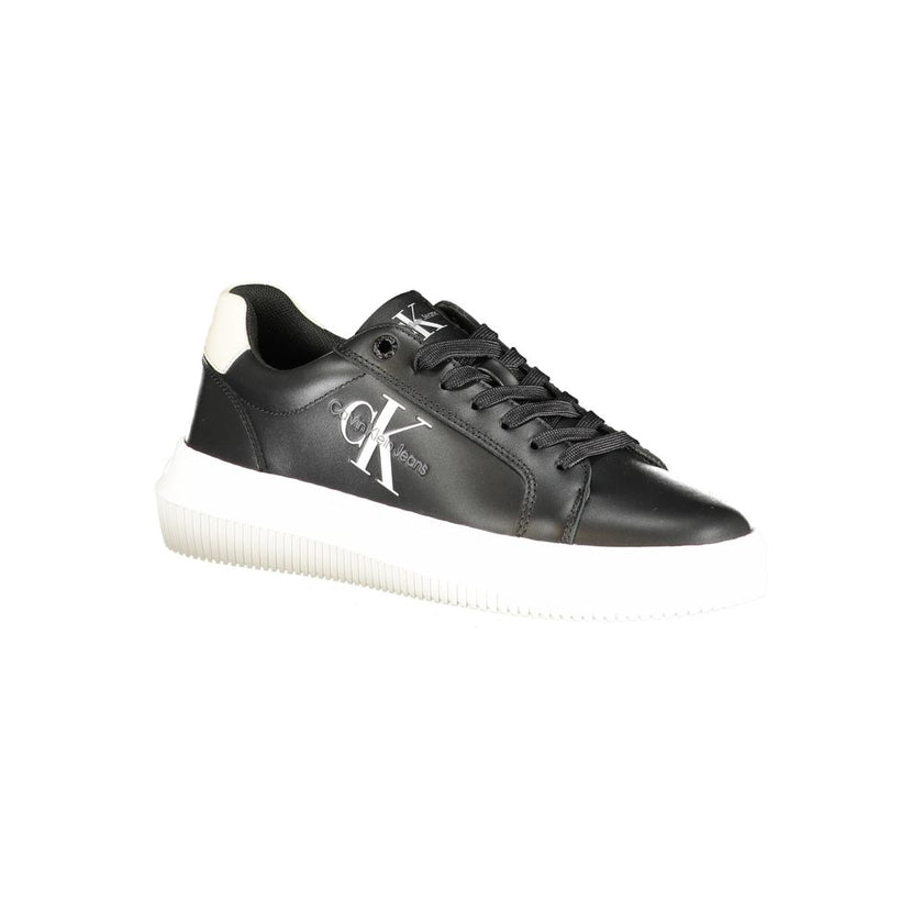 Black Polyester SneakerSPORTS FOOTWEAR WITH LACES, CONTRAST DETAILS, PRINT, LOGO, 50% RECYCLED THERMOPLASTIC RUBBERBlack Polyester Sneaker${tagsCalvin KleinAulae Black Polyester Sneaker Calvin KleinAulae Black Polyester Sneaker SPORTS FOOTWEAR WITH LACES,