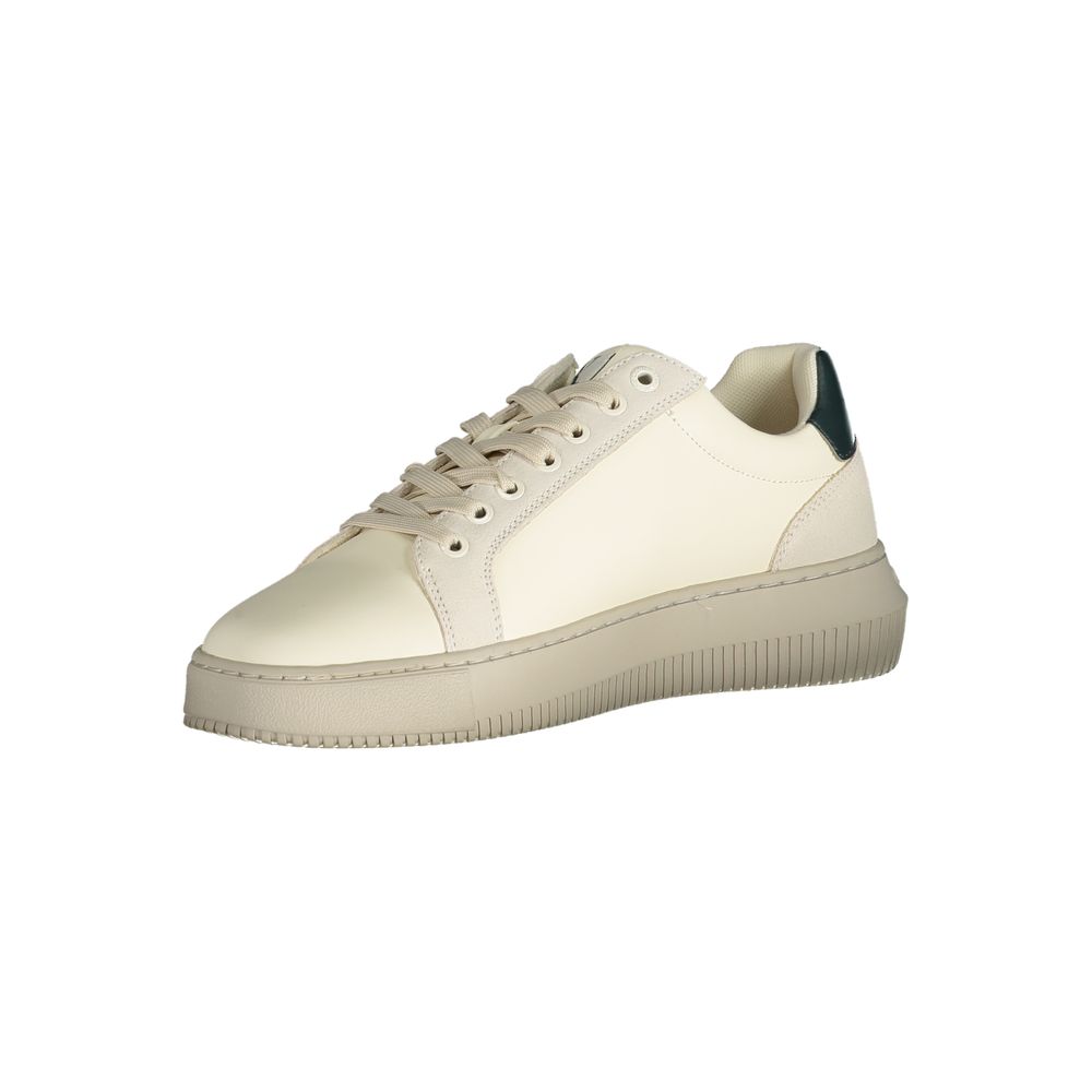 White Polyester SneakerSPORTS SHOE WITH LACES, PRINT, CONTRASTING DETAILS, LOGO, 50% RECYCLED THERMOPLASTIC RUBBERWhite Polyester Sneaker${tagsCalvin KleinAulae White Polyester Sneaker Calvin KleinAulae White Polyester Sneaker SPORTS SHOE WITH LACES, PRIN