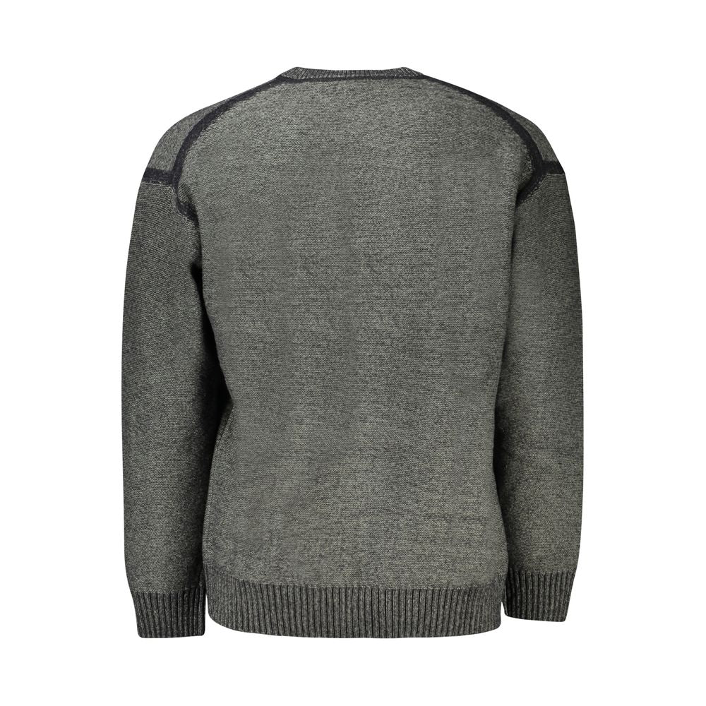 Gray Wool SweaterLONG SLEEVE SWEATER, CREW NECK, CONTRASTING DETAILS, EMBROIDERY, LOGOGray Wool Sweater${tagsHugo BossAulae Gray Wool Sweater Hugo BossAulae Gray Wool Sweater LONG SLEEVE SWEATER, CREW NECK, CONTRASTING DETAILS, EMBROIDERY, LOGO 1102961380