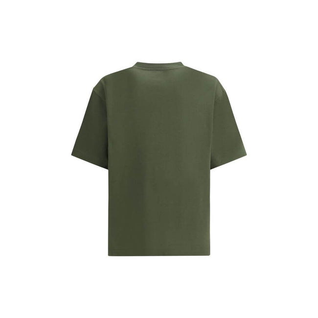 Logoed T-ShirtCotton T-Shirt by Gucci with an essential and recognizable design. Featuring a classic ribbed crew neck, it features the iconic contrasting monogram printed on the front, a distinctive detail that enhances the garment with a touch of timeles