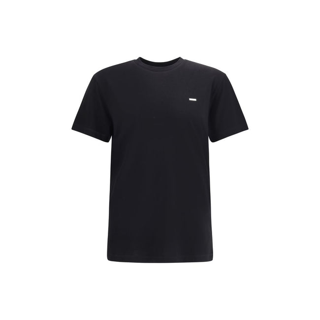 Black Cotton T-ShirtDsquared2’s cotton T-Shirt is an essential garment with an urban, contemporary style. Made from soft cotton, it features a ribbed crew neck for comfort and durability. Printed on the front is the brand’s iconic contrasting monogram, a