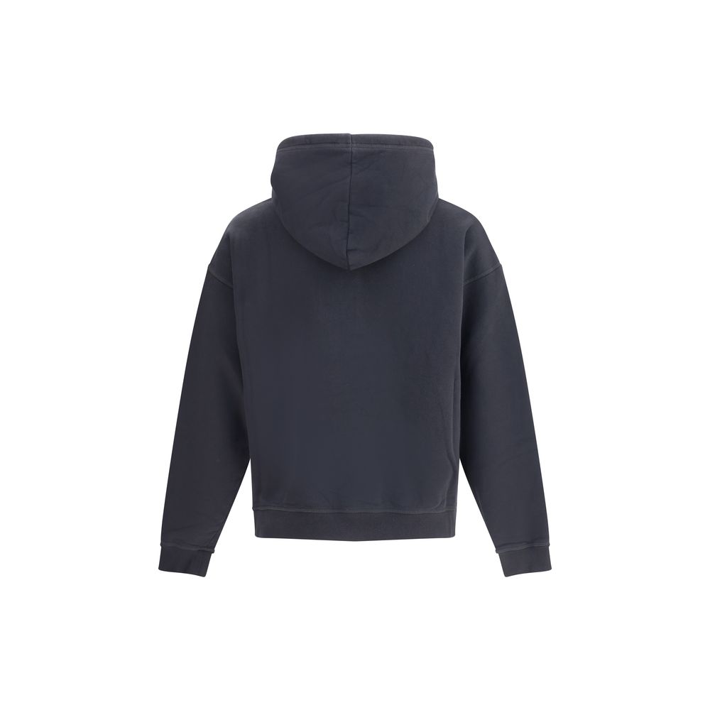 Black Cotton SweatshirtDsquared2’s Hoodie is a casual piece with a refined, modern style. The adjustable drawstring hood ensures a customizable fit, while the ribbed hem and cuffs offer a stylish finish and optimal comfort. The brand’s iconic embossed, to