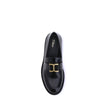 Black Calf Leather Bos Taurus Slip-On LoafersMarcie Loafers by Chloé combine classic elegance with refined details. Crafted with a glossy finish, they are embellished with refined gold-tone detailing and embossed stitching that enhance their craftsmanship