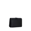Black Calf Leather Bos Taurus WalletAlphabet by Chloé Wallet in grained leather, elegant and functional. Featuring a charm detail that adds a touch of personality, it has a snap-button closure for security and convenience. Inside, it features a main compa
