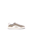 Beige Calf Leather Bos Taurus Low Top SneakersThe Suede leather Sneakers by Dsquared2 with a sporty and contemporary design. Featuring a round toe and a front lace-up closure, they ensure a comfortable and adjustable fit. The flat sole ensures stability a