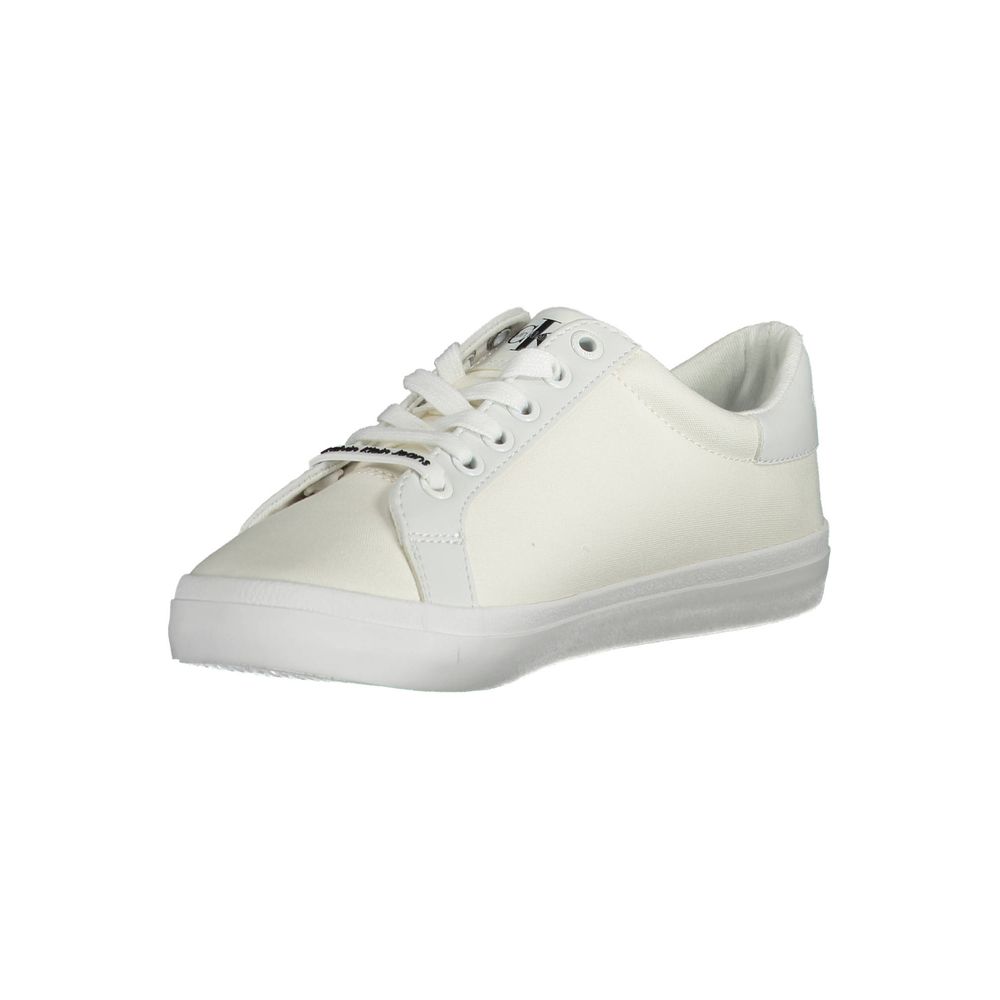 White Cotton Sneakersports shoe with laces, contrasting details, logo, 100% recycled cottonWhite Cotton Sneaker${tagsCalvin KleinAulae White Cotton Sneaker Calvin KleinAulae White Cotton Sneaker sports shoe with laces, contrasting details, logo, 100% recy