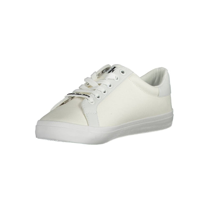 White Cotton Sneakersports shoe with laces, contrasting details, logo, 100% recycled cottonWhite Cotton Sneaker${tagsCalvin KleinAulae White Cotton Sneaker Calvin KleinAulae White Cotton Sneaker sports shoe with laces, contrasting details, logo, 100% recy