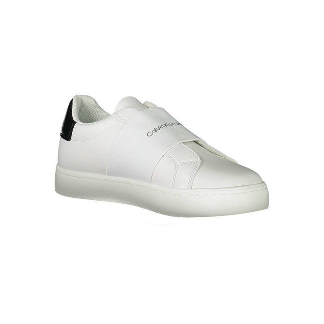 White Polyester Sneakersports shoe with elastic, print, contrasting details, logo, 50% recycled polyesterWhite Polyester Sneaker${tagsCalvin KleinAulae White Polyester Sneaker Calvin KleinAulae White Polyester Sneaker sports shoe with elastic, print, cont