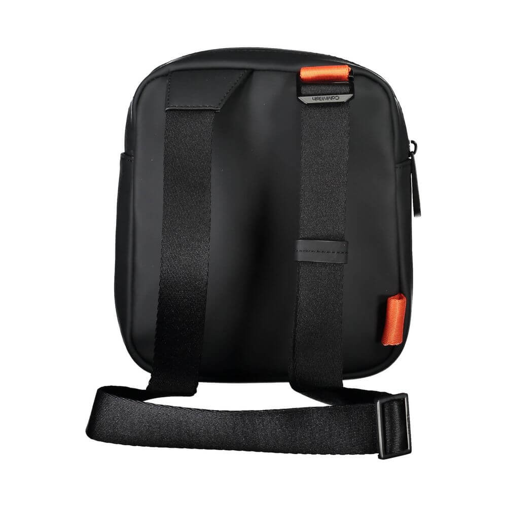 Black Polyester Shoulder Bagadjustable and transferable shoulder strap, 1 internal compartment, contrasting details, zip closure, logo, 100% recycled polyesterBlack Polyester Shoulder Bag${tagsCalvin KleinAulae Black Polyester Shoulder Bag Calvin KleinAul