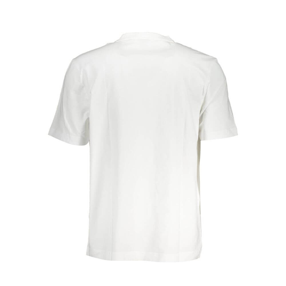 White Cotton T-ShirtSHORT SLEEVE T-SHIRT, RELAXED FIT, CREW NECK, APPLICATION, LOGO, ORGANIC COTTONWhite Cotton T-Shirt${tagsHugo BossAulae White Cotton T-Shirt Hugo BossAulae White Cotton T-Shirt SHORT SLEEVE T-SHIRT, RELAXED FIT, CREW NECK, APPLICATION,