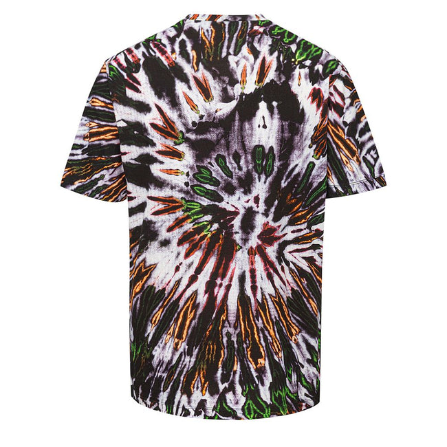 Multicolor Cotton T-ShirtDsquared2 Multicolor Print T-Shirt. Multicolor allover print with Punk Metal references, printed logo on front, crew neck, short sleeves, relaxed fit. Composition: 100% Cotton. Inner Sku: 24SET05Multicolor Cotton T-Shirt${tagsDsqu