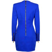 Blue Wool DressBalmain short wool dress with square neckline and long sleeves, gold buttons and back zipper closureBlue Wool Dress${tagsBalmainAulae Blue Wool Dress BalmainAulae Blue Wool Dress Balmain short wool dress with square neckline and long sleeve
