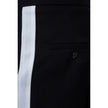 Black Cotton Men TrousersEmbark on a journey of sheer style and comfort with Balmain’s black cotton trousers. Adorned with striking white side stripes that command attention, these trousers are the epitome of modern elegance. Designed for the man who appr