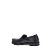 Black Calf Leather Bos Taurus Slip-On LoafersPrada’s brushed leather Loafers reinterpret a classic with a tapered, lightweight silhouette enhanced by the elegant finish of brushed leather. The refined handcrafted construction emphasizes the minimalist cha