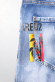Blue Washed Cotton Mid Waist Skinny Denim JeansDSQUARED2 Gorgeous brand new, 100% Authentic DSQUARED2 denim jeans. Color: Blue Model: Mid waist skinny jeans Material: 99% Cotton 1% Elastane Zipper closure Logo details Made in Italy Very exclusive and high