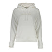 White Cotton Women SweaterUnleash the essence of modern luxury with this Calvin Klein hoodie, crafted for those who dare to stand out. A perfect blend of comfort and high-fashion flair, this long-sleeved sweatshirt features a bold print and the iconic log