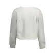 Gray Cotton Women SweaterInfuse your wardrobe with the epitome of modern chic in this Calvin Klein creation. A gray long-sleeved sweatshirt that exudes understated luxury with its sleek round neck and iconic logo detail. Perfect for the trendsetters looki