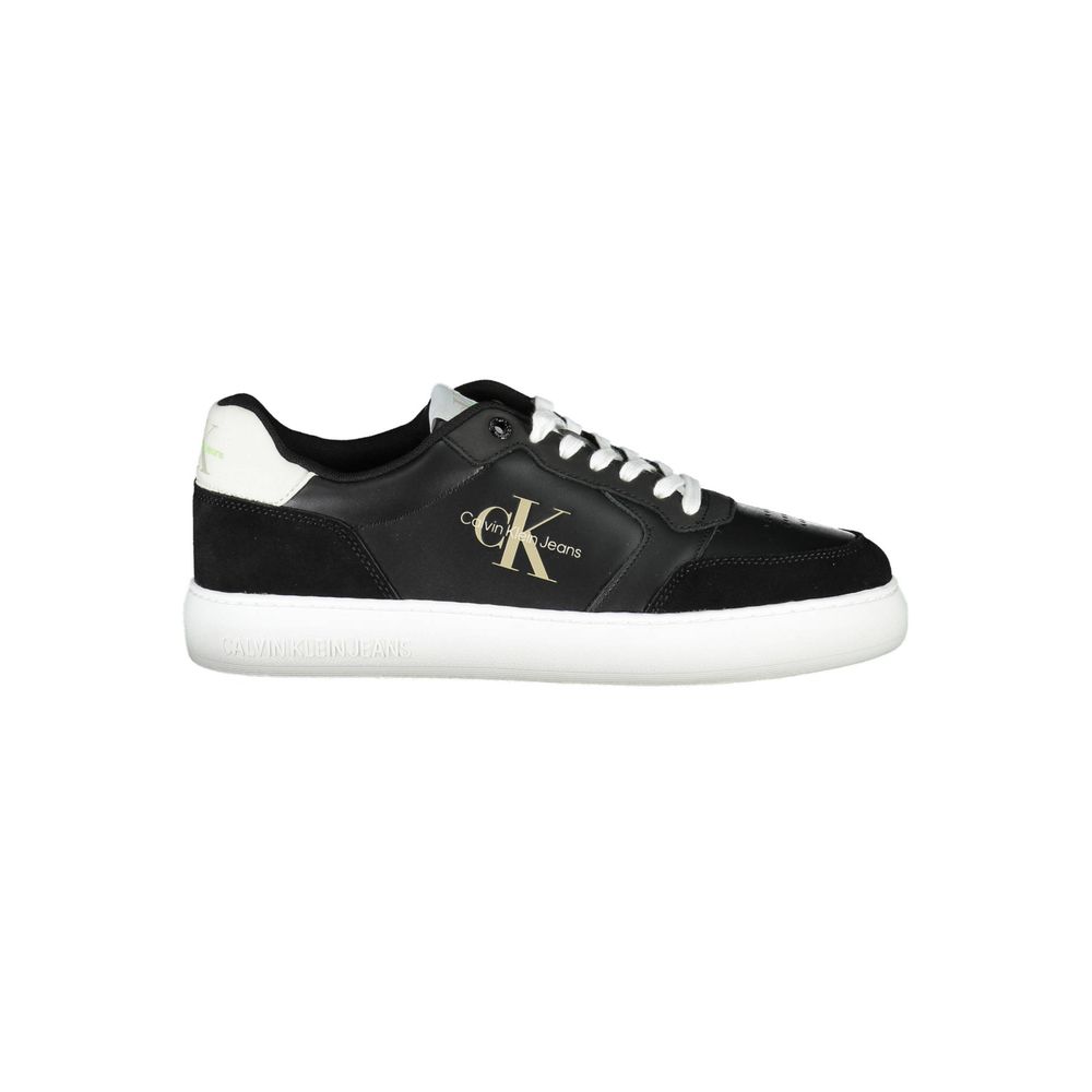 Black Polyester Sneakersports shoe with laces, contrasting details, print, logo, 50% recycled polyesterBlack Polyester Sneaker${tagsCalvin KleinAulae Black Polyester Sneaker Calvin KleinAulae Black Polyester Sneaker sports shoe with laces, contrasting det