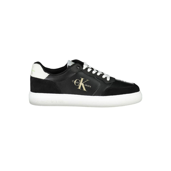 Black Polyester Sneakersports shoe with laces, contrasting details, print, logo, 50% recycled polyesterBlack Polyester Sneaker${tagsCalvin KleinAulae Black Polyester Sneaker Calvin KleinAulae Black Polyester Sneaker sports shoe with laces, contrasting det
