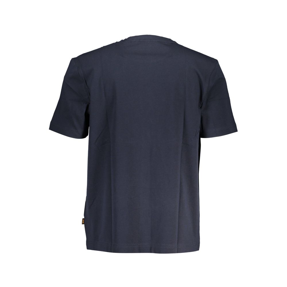 Blue Cotton T-Shirtshort-sleeved t-shirt, relaxed fit, round neck, application, logo, organic cottonBlue Cotton T-Shirt${tagsHugo BossAulae Blue Cotton T-Shirt Hugo BossAulae Blue Cotton T-Shirt short-sleeved t-shirt, relaxed fit, round neck, application,