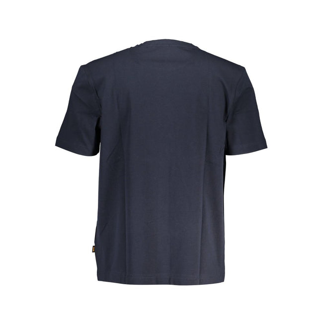 Blue Cotton T-Shirtshort-sleeved t-shirt, relaxed fit, round neck, application, logo, organic cottonBlue Cotton T-Shirt${tagsHugo BossAulae Blue Cotton T-Shirt Hugo BossAulae Blue Cotton T-Shirt short-sleeved t-shirt, relaxed fit, round neck, application,