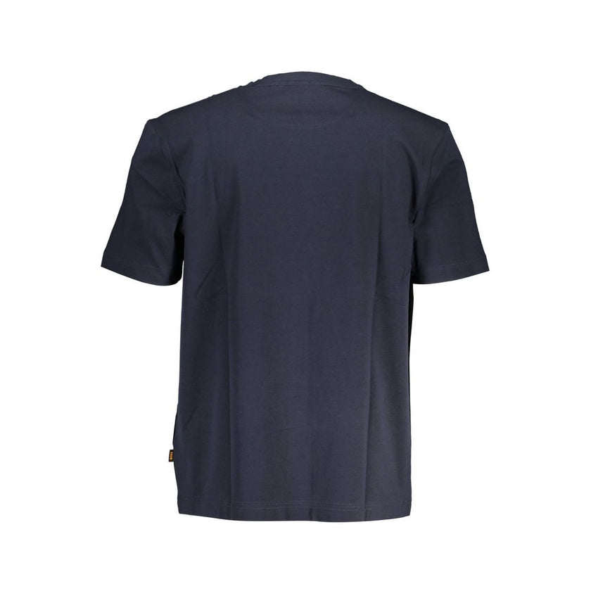 Blue Cotton T-Shirtshort-sleeved t-shirt, relaxed fit, round neck, application, logo, organic cottonBlue Cotton T-Shirt${tagsHugo BossAulae Blue Cotton T-Shirt Hugo BossAulae Blue Cotton T-Shirt short-sleeved t-shirt, relaxed fit, round neck, application,
