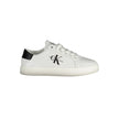 White Polyester Sneakersports shoe with laces, contrasting details, print, logoWhite Polyester Sneaker${tagsCalvin KleinAulae White Polyester Sneaker Calvin KleinAulae White Polyester Sneaker sports shoe with laces, contrasting details, print, logo 110296