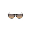 Black Plastic Men SunglassDiscover the epitome of sleek sophistication with these Calvin Klein sunglasses, crafted for the fashion-forward individual. Featuring a robust, square frame, these shades boast a commanding presence. The rich brown lenses not on