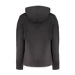 Black Cotton Women SweaterElevate your style with a touch of Calvin Klein’s effortless elegance. This sleek, black hooded sweatshirt is a blend of bold and timeless design, featuring a brushed texture that invites touch. It’s adorned with the iconic Calvi