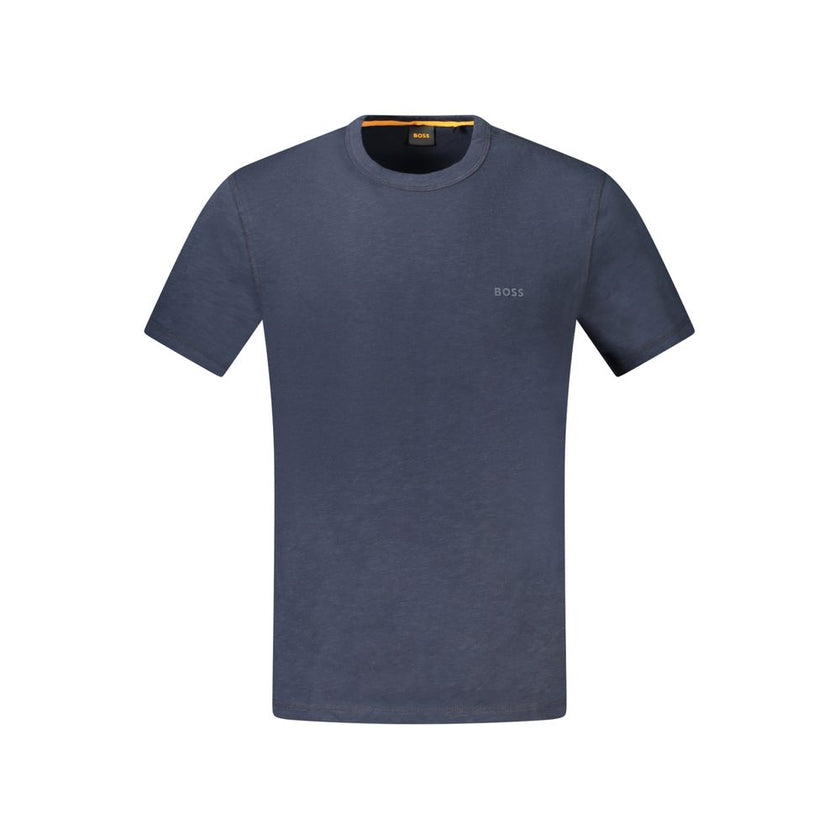 Blue Cotton T-ShirtSHORT SLEEVE T-SHIRT, CREW NECK, PRINT, LOGOBlue Cotton T-Shirt${tagsHugo BossAulae Blue Cotton T-Shirt Hugo BossAulae Blue Cotton T-Shirt SHORT SLEEVE T-SHIRT, CREW NECK, PRINT, LOGO 110296138070,11273,Blue,Clothing,Hugo Boss,L,Men,New