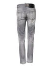 Gray Washed Mid Waist Tapered Denim JeansDSQUARED2 Gorgeous brand new, 100% Authentic DSQUARED2 denim jeans. Model: Mid Waist Jeans Color: Gray Washed Material: 98% Cotton 2% Elastane Button closure Logo detailsGray Washed Mid Waist Tapered Denim Jeans${t