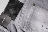 Gray Washed Mid Waist Tapered Denim JeansDSQUARED2 Gorgeous brand new, 100% Authentic DSQUARED2 denim jeans. Model: Mid Waist Jeans Color: Gray Washed Material: 98% Cotton 2% Elastane Button closure Logo detailsGray Washed Mid Waist Tapered Denim Jeans${t