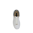 White Rubber Low Top SneakersPhilipp Plein’s leather Sneakers combine elegance and boldness with their distinctive design. The front lace-up closure ensures a secure fit, while the round toe offers comfort and practicality. The iconic contrasting monogram