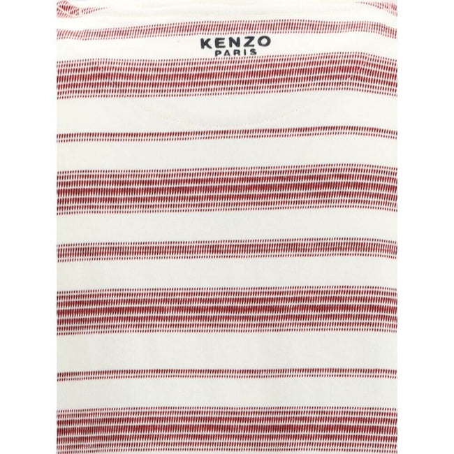 Multicolor Cotton SportswearCotton Long Sleeve Jersey by Kenzo features a ribbed crew neck and a vibrant striped pattern. The design is embellished with the iconic flower applied on the front, a distinctive detail that recalls the brand’s creative aesthet