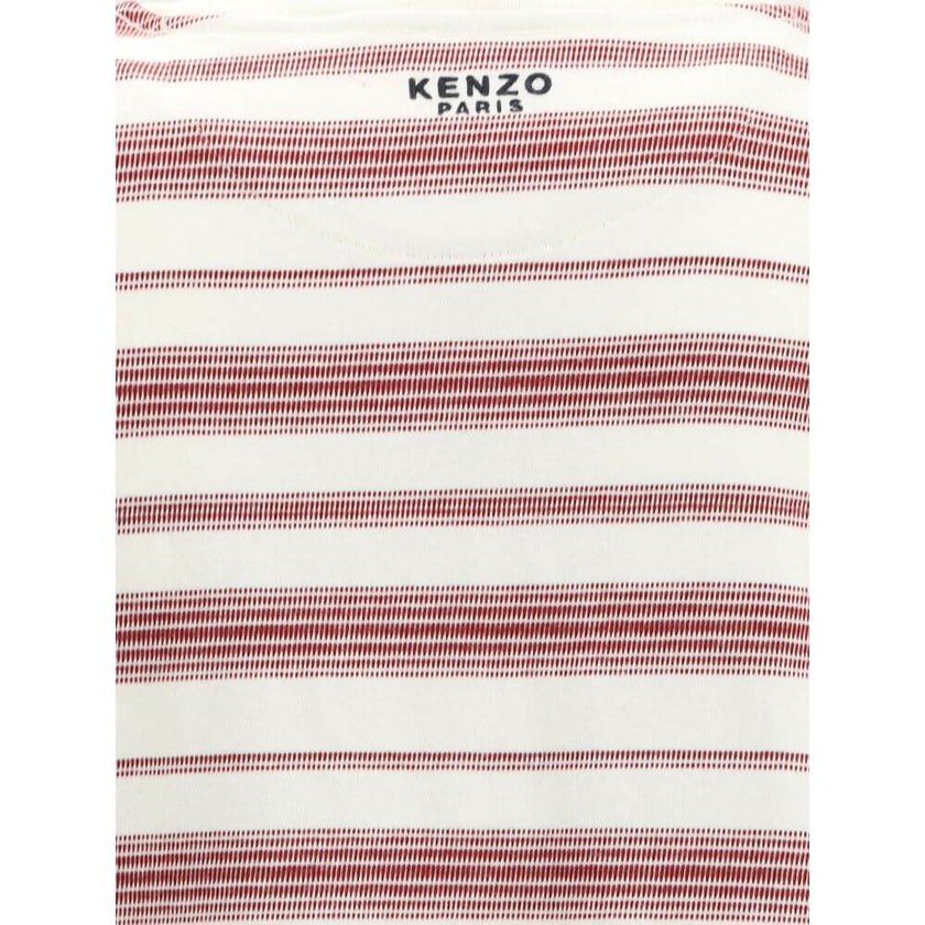 Multicolor Cotton SportswearCotton Long Sleeve Jersey by Kenzo features a ribbed crew neck and a vibrant striped pattern. The design is embellished with the iconic flower applied on the front, a distinctive detail that recalls the brand’s creative aesthet