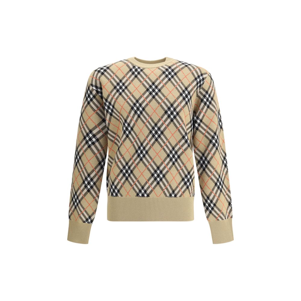 Multicolor Wool SweatshirtBurberry’s Archive Check wool Sweater is a timeless classic revisited with the house’s iconic pattern. Made from soft wool, it features a ribbed crew neck, ribbed cuffs and hem for a comfortable fit and timeless style. Season: AW